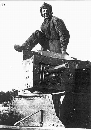 A twin-turreted T-26 armed with the PS-1 cannon. The auxiliary gun shield on the weapon is missing.