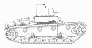 Double-turreted T-26 tank of the second half of 1933. The tank has riveted and  welded-riveted turrets