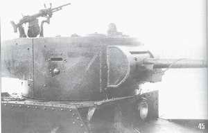 T-26 with swivel anti-aircraft machine-gun device. Plant No. 185 named after S.M. Kirov, 1936