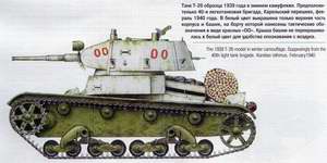 T-26 Mod. 1939 in winter camouflage
