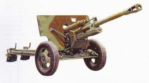 76mm ZIS-3 gun. Taman