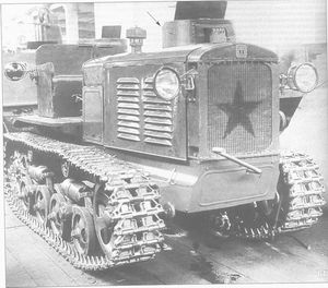 Experimental version of STZ-3 tractor