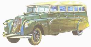 Resort NATI-type bus based on ZIS-8 chassis, 1935