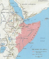 Somalia - Ethiopia region. CIA map. Click to enlarge.