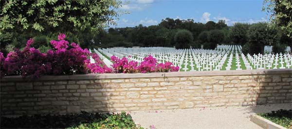 The American military cemetery, Carthage, Tunisia. (Shirley D’Este)