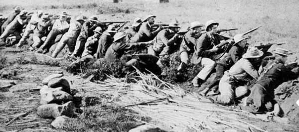 Boer Kommando prepares for action during the Second Boer War.